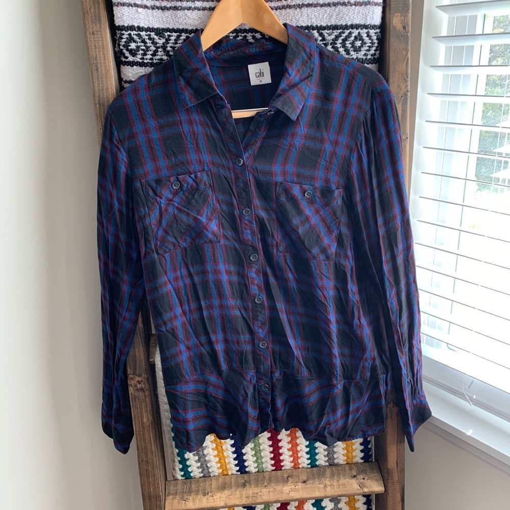 Cabi Button Down Top Size Medium - image 1